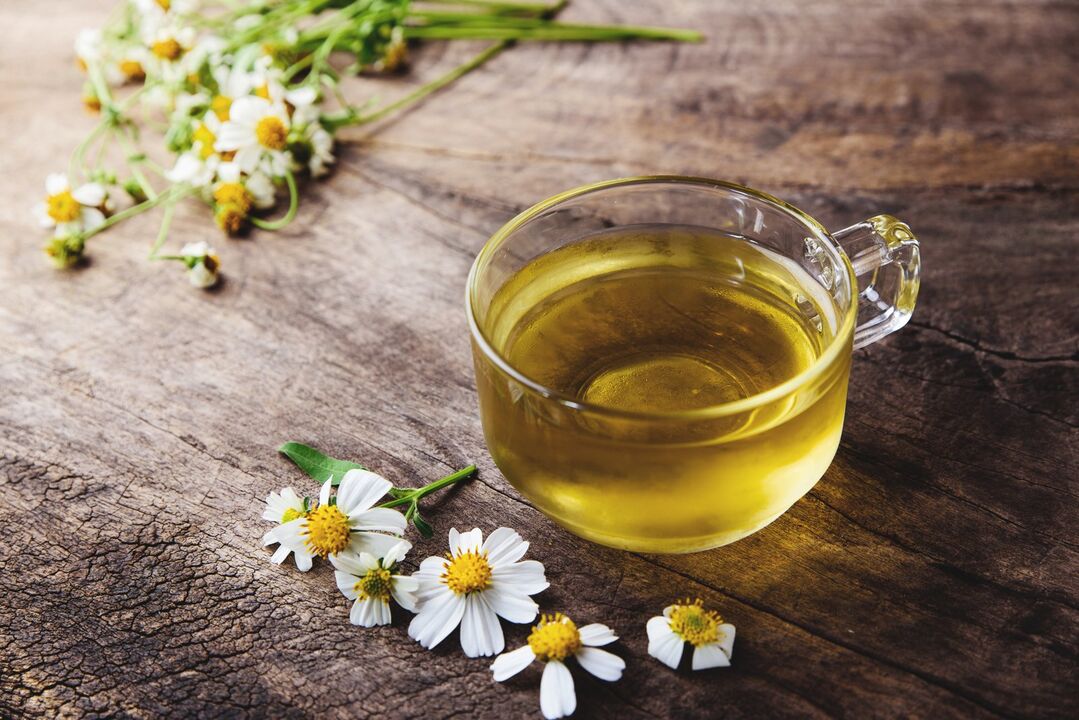 Mint and chamomile tea relieves pain caused by cervical osteochondrosis
